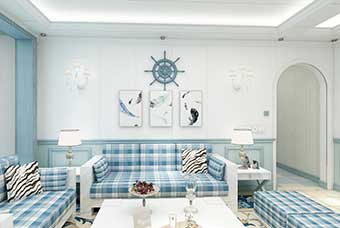 嘉兴地中海风格-客厅
